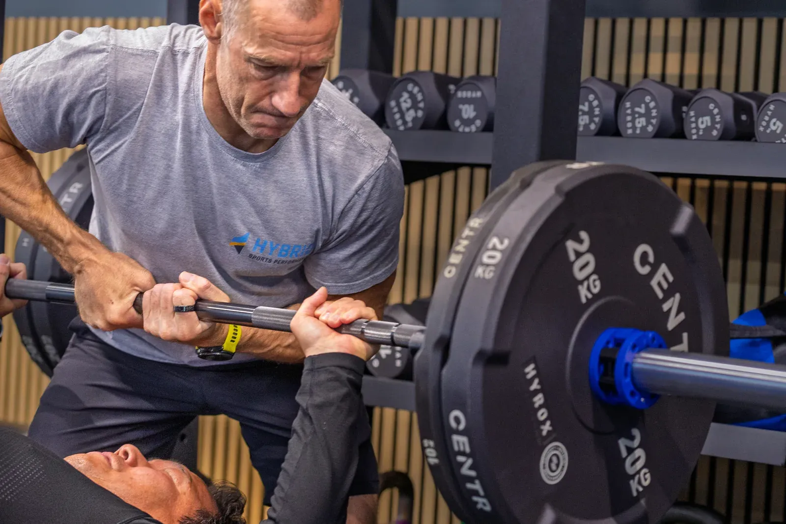 Members and coaches at Hybrid Sports Performance